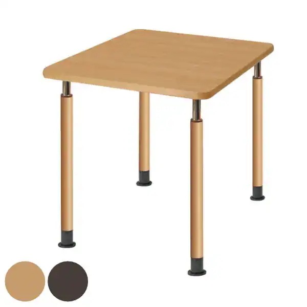昇降式テーブル 幅90cm 高さ調節 固定脚 介護施設 福祉施設 車椅子 ダイニング 作業用