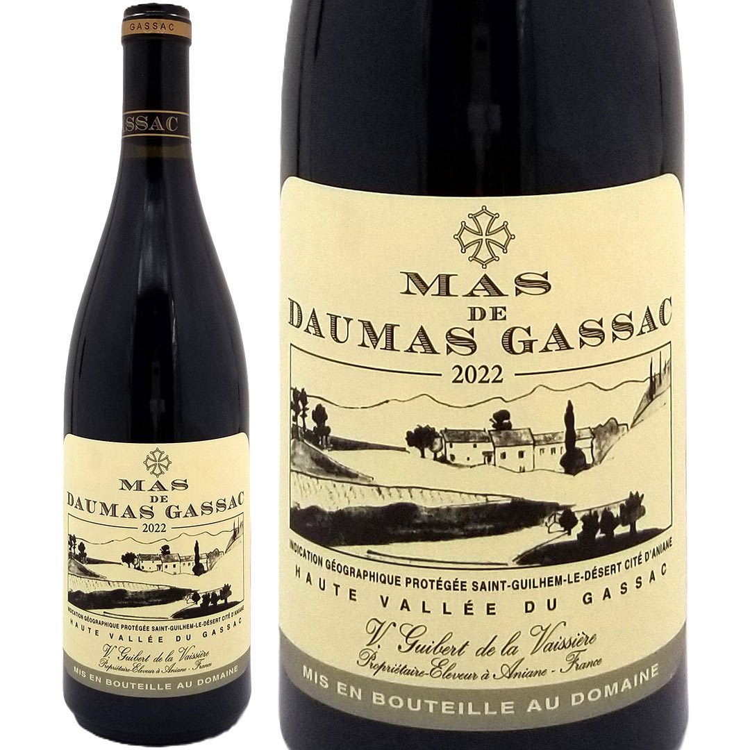 2022 マス ド ドマ ガサック ルージュ IGP サン ギレーム ル デゼール 750ml マス ド ドマ ガサック 南仏 赤ワイン コク辛口 ^D0SAGR22^