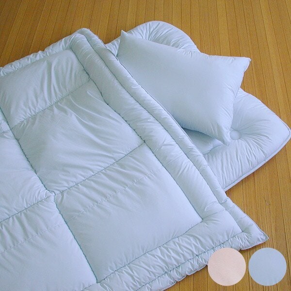 布団セット 3点セット シングル 防ダニ生地 掛け布団 敷き布団 枕 アルファイン 高密度織り