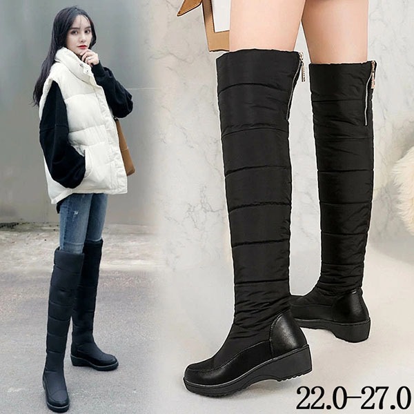 新作 スノーブーツ レディース 靴 秋冬 防寒 ロング シューズ ブーツ ファー付き 疲れにくい 歩きやすい 大人 カジュアル 強力防滑 肌触りのいい 黒 ネイビー 冬 防水 おしゃれ
