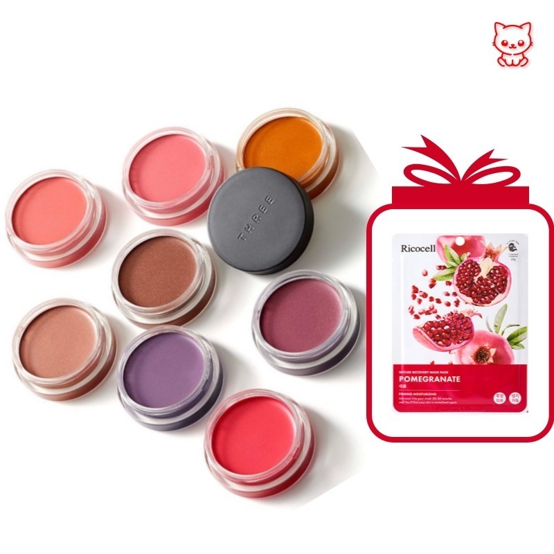 [新作] グラムトーンカラーカスタード, 8colors/マルチユーズバーム/リップアンドチーク /チークアイリップメイク/韓国日本の人気商品/ギフト贈呈（マスクパックをランダムで発送）