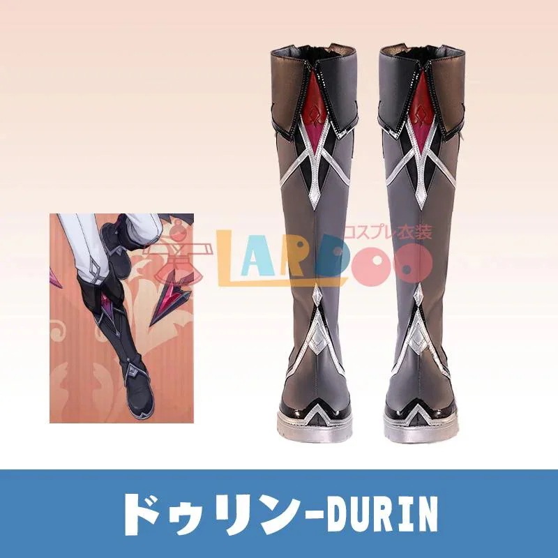 2026 新作 L 原 神 Genshin げ ドゥリン Durin コスプレ 靴 ブーツ cosplay