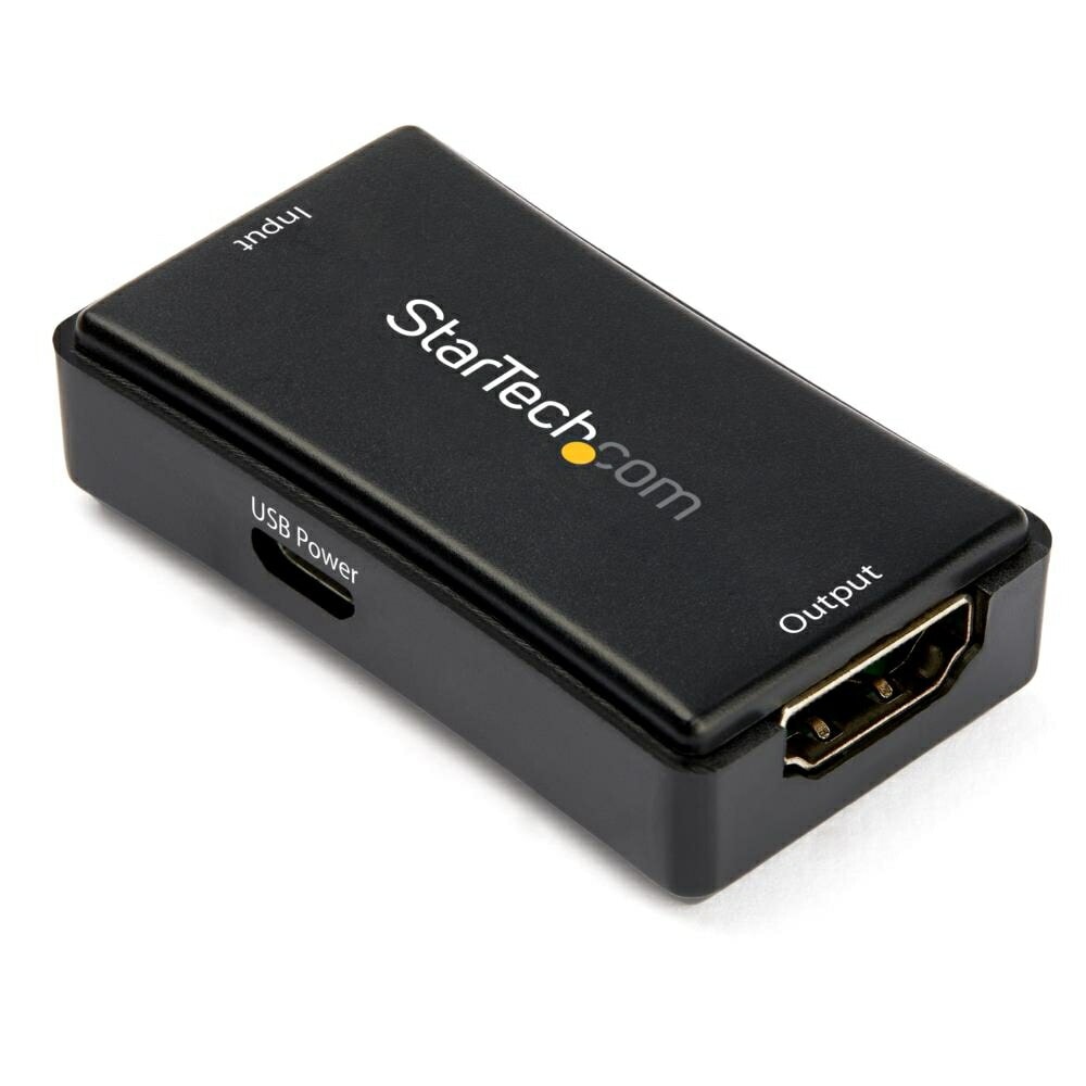 StarTech.com [HDBOOST4K2] HDMIリピーター 最大14m 4K/60Hz