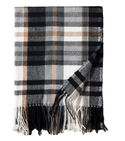 新品厚手マフラー韓国の甘い保温カシミアマフラーを模した格子ストールマフラーマフラーマフラー女性