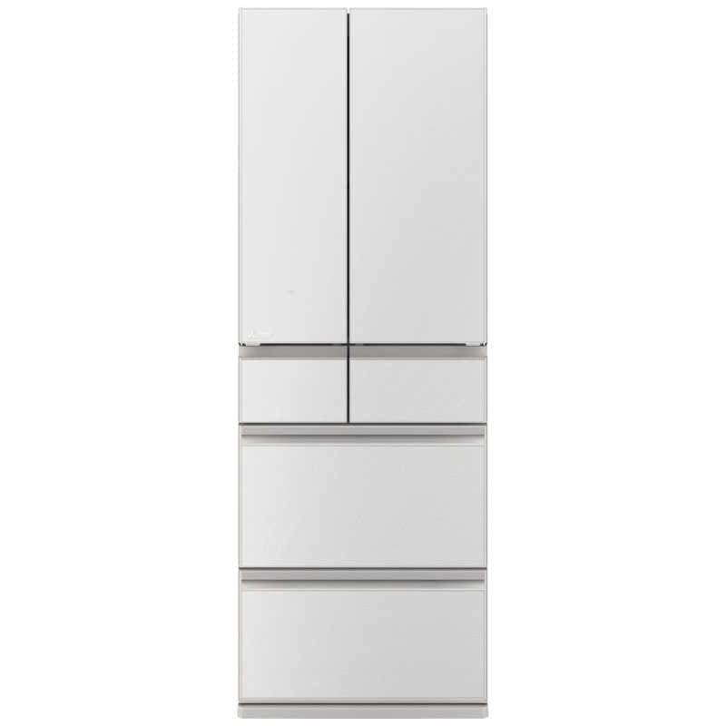 三菱　MITSUBISHI　冷蔵庫 6ドア 中だけひろびろ大容量 MZシリーズ 幅65cm 540L フレンチドア(観音開き) グランドリネンホワイト　MR-MZ54M-W（標準設置無料）