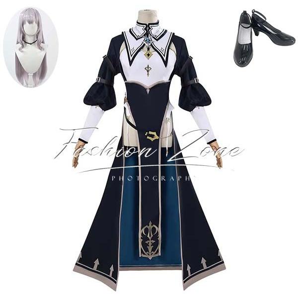 バーチャルYouTuber VTuber ホロのぐらふぃてぃ 白銀ノエルシスター黒騎士 コスプレ衣装 ウィッグ 靴 cosplay ハロウィン 演出服 変装