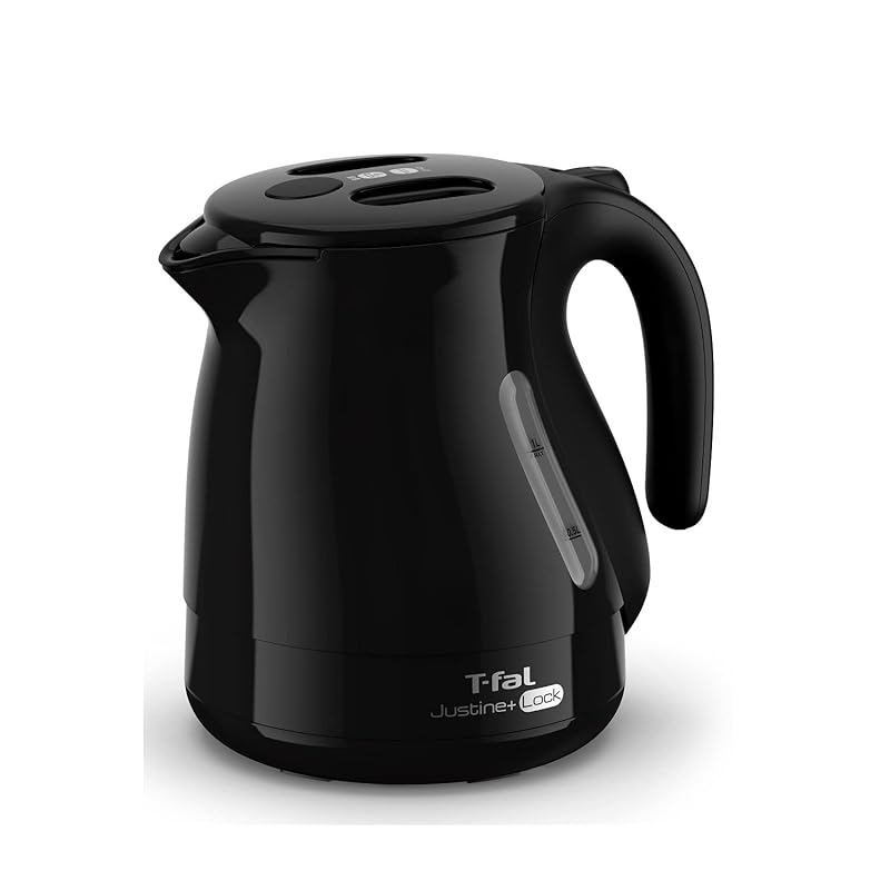 【即納】ティファール 電気ケトル 1.0L 転倒お湯もれロック 「ジャスティン プラス ロック ブラック」 KO4428JP
