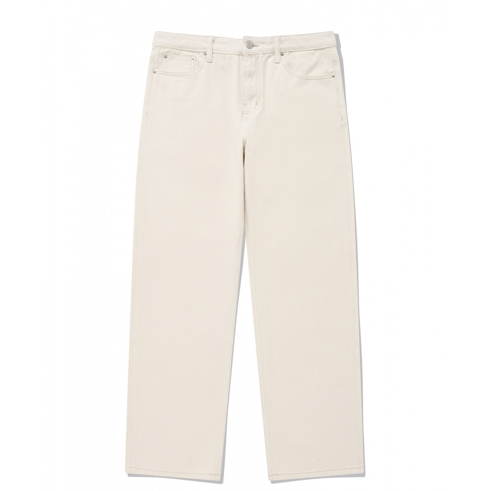 COVERNATレギュラーデニムパンツエクルー