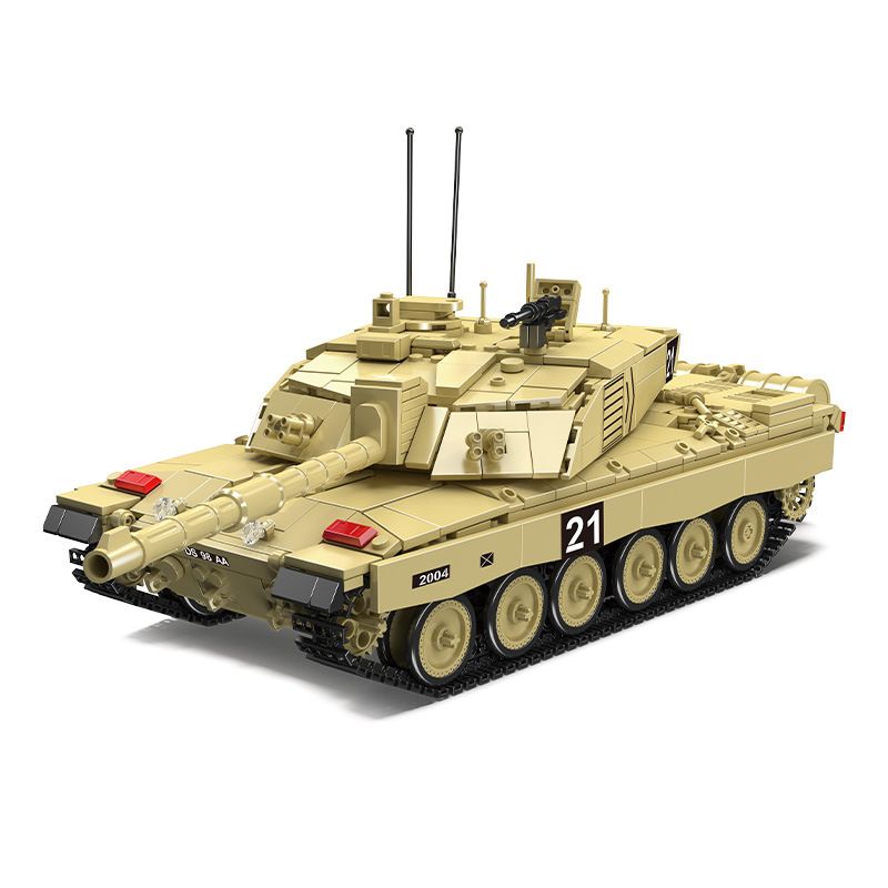 ライトなし宇星軍事 電動リモコン戦車 おもちゃのブロック組み立てキット 男の子向け