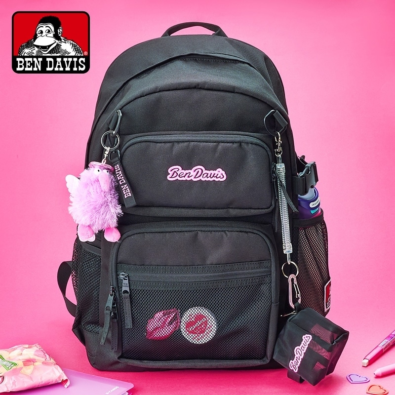 BEN DAVIS ベン デイビス エンブロイダリーデイパック ピンク 32L