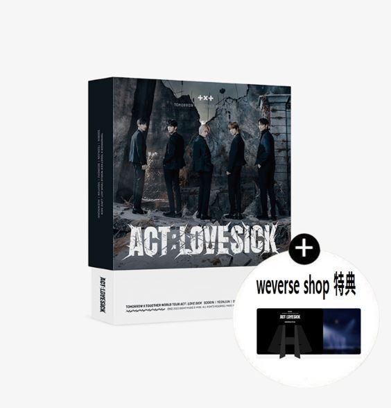 【weverse特典】【TOMORROW X TOGETHER】- WORLD TOUR [ACT : LOVE SICK] IN SEOUL DVD