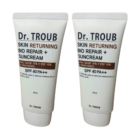 [1+1]Dr.Troub バイオリペア サンクリーム 60mL [SPF40 PA++]