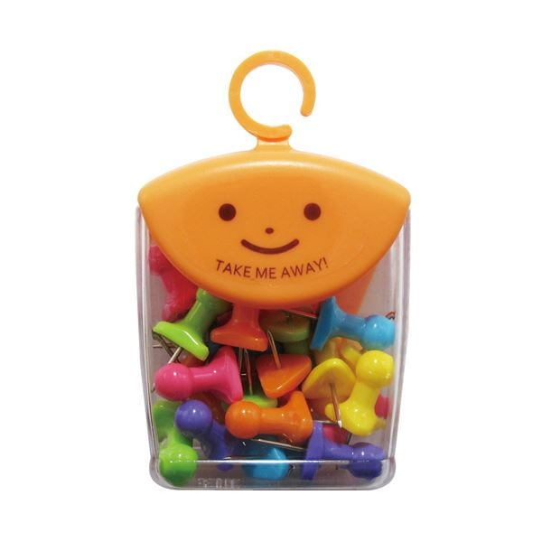 （まとめ）ミツヤ ツレテッテ インテリアピンパステルカラー6色アソート 1セット（100本）[x3]