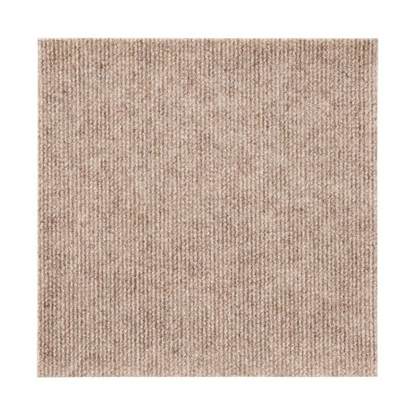 （まとめ）ぴたQ 吸着タイルマット 3030cm ベージュ 9枚入り O-686 （ タイルカーペット ） 12個セット