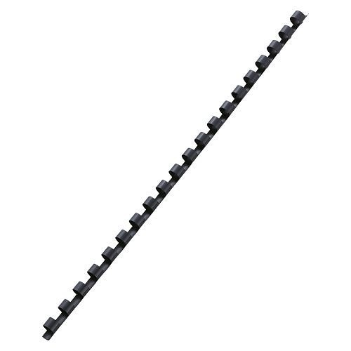 アコ/ブランズ GBCドキュバインド プラスチックリング 黒 10mm A4 20穴 100本入 PR1020A4Z-BK
