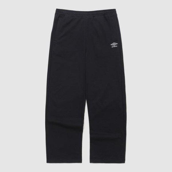 パンツ JQS UQ123CFP18-BLK エッセンシャル ルーズ ストレート パンツ / BLACK