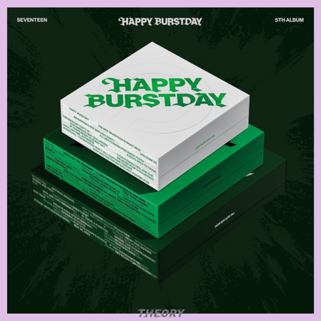 [3種1セット] SEVENTEEN 5th Album HAPPY BURSTDAY 3種