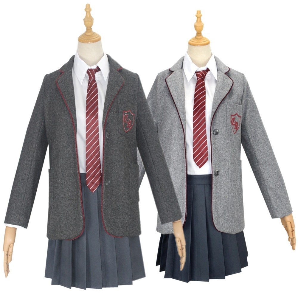 現品マチルダcosグレー制服子供コードコスプレ制服制服