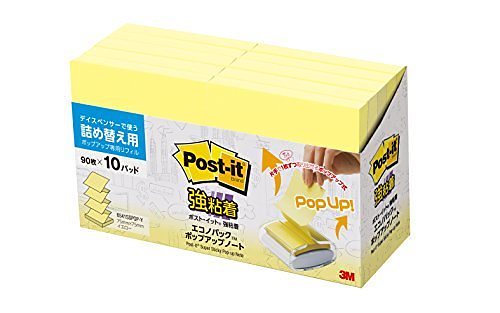 （まとめ買い）スリーエム（3M） エコノパックTM強粘着ポップアップノート 6541SSPOP-Y 00292837 [x3]