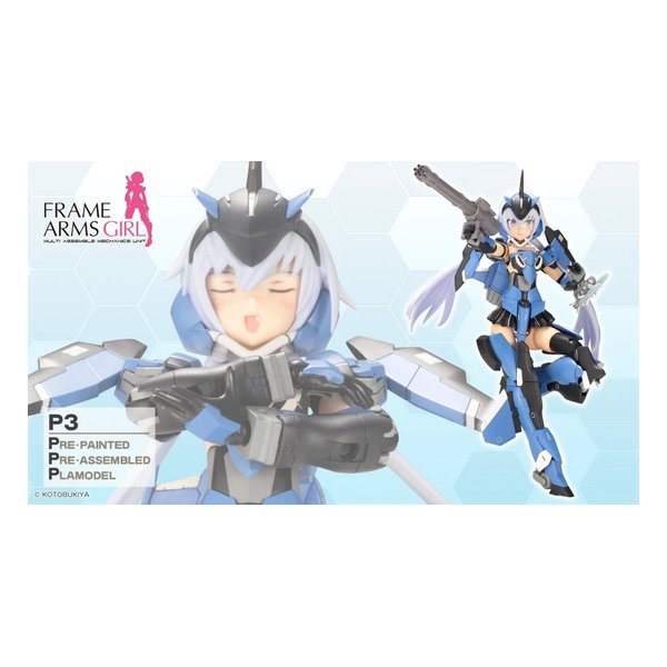 プラモデル フレームアームズ・ガール P3 スティレット 塗装組立済/全高約150mm FG165