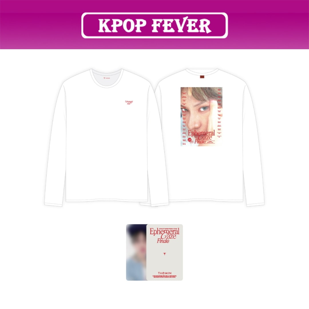 【online特典】 SHINee TAEMIN Ephemeral Gaze Finale Official MD / LONG SLEEVE T SHIRT