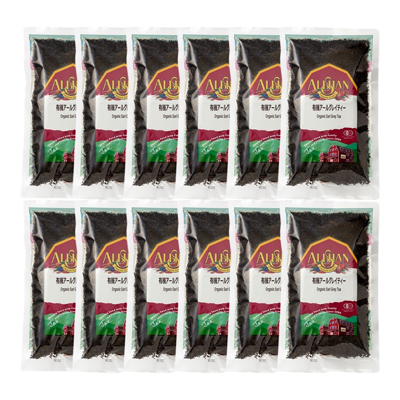 有機アールグレイティー 100g 12袋セット 紅茶 オーガニック 有機JAS認定 ベルガモット