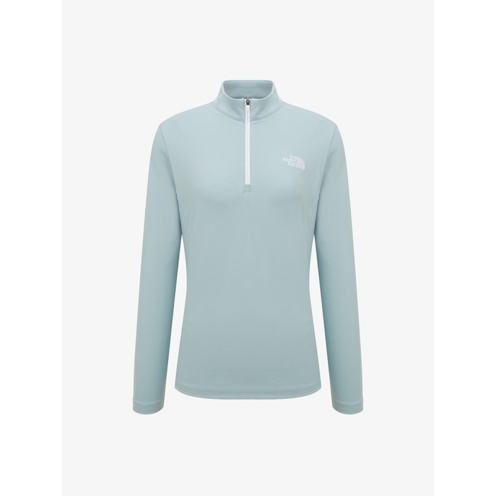 ザ・ノース・フェイス NT7LQ82B 女性用マウンテンフレックスジップTシャツ