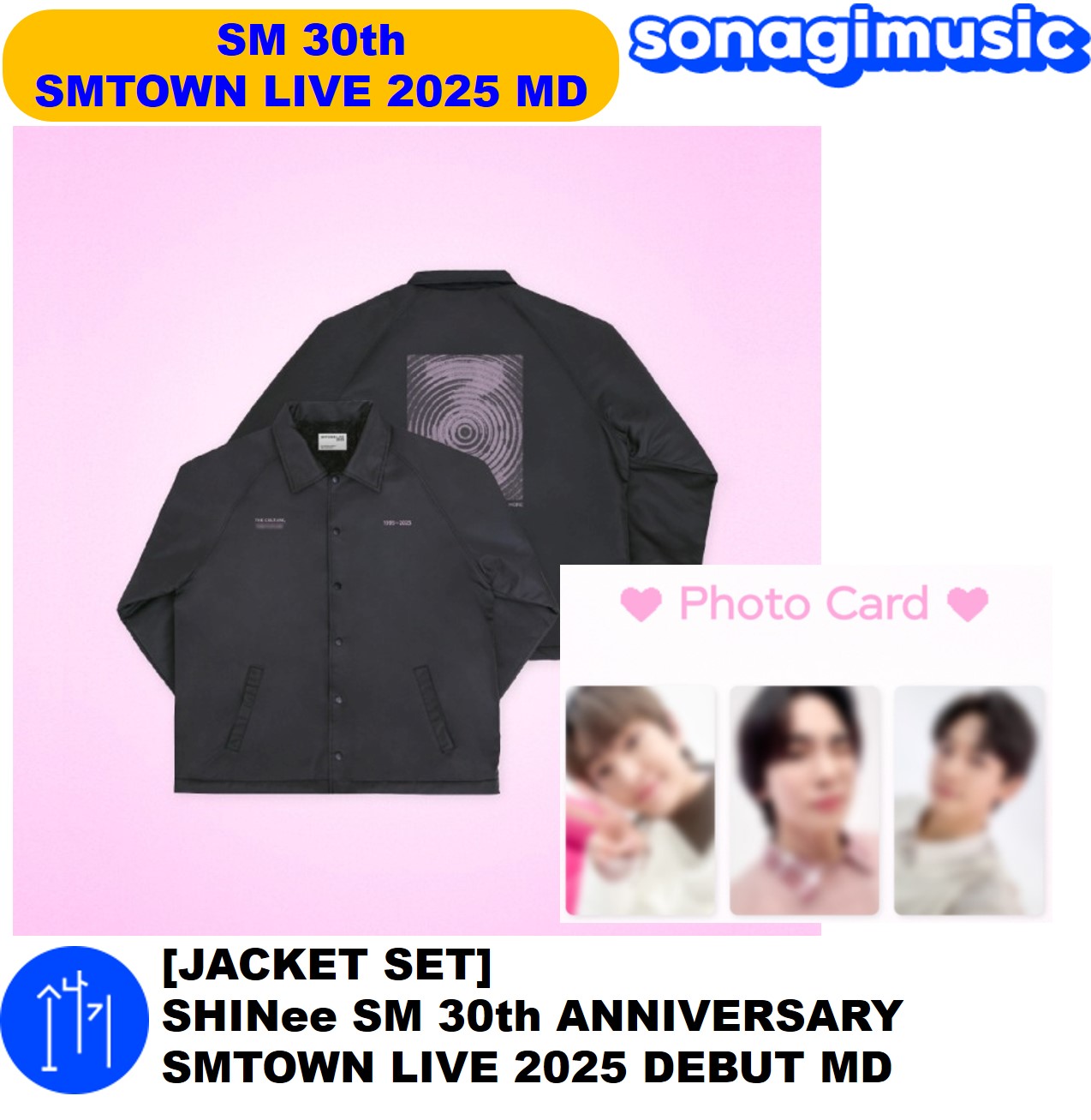 [公式] [JACKET SET] SHINee SM 30th ANNIVERSARY SMTOWN LIVE 2025 DEBUT MD sm 30周年 公式グッズ nct wish 11,513円