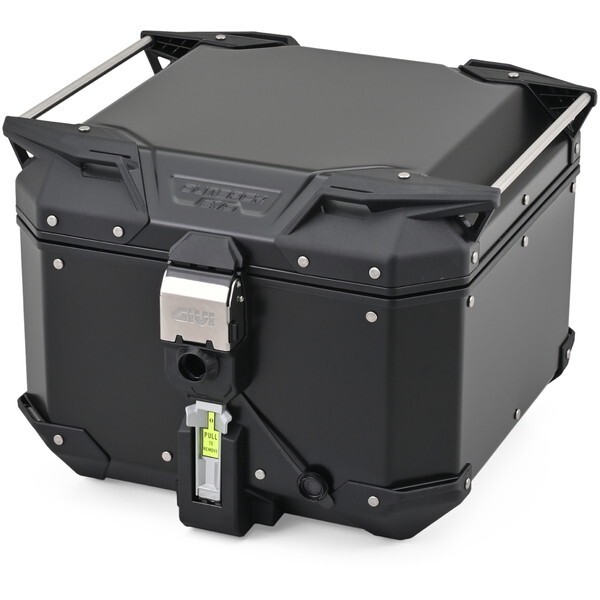 D61294 GIVI ジビ バイク用リアボックス モノキー 42L アルミ製 キーシリンダー別売 TREKKER OUTBACK EVO SMARTシリーズ OBKEV42B ブラック