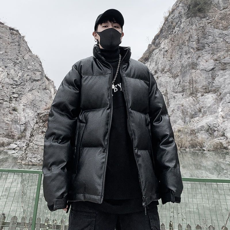 綿入れ メンズファッション 冬服 アウター 新しい 保温 防寒 中綿コート カジュアル 百掛け 立ち襟 皮ジャケット 厚手