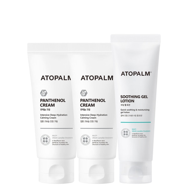 アトパム パンテノールクリームx2個+スージングジェルローション