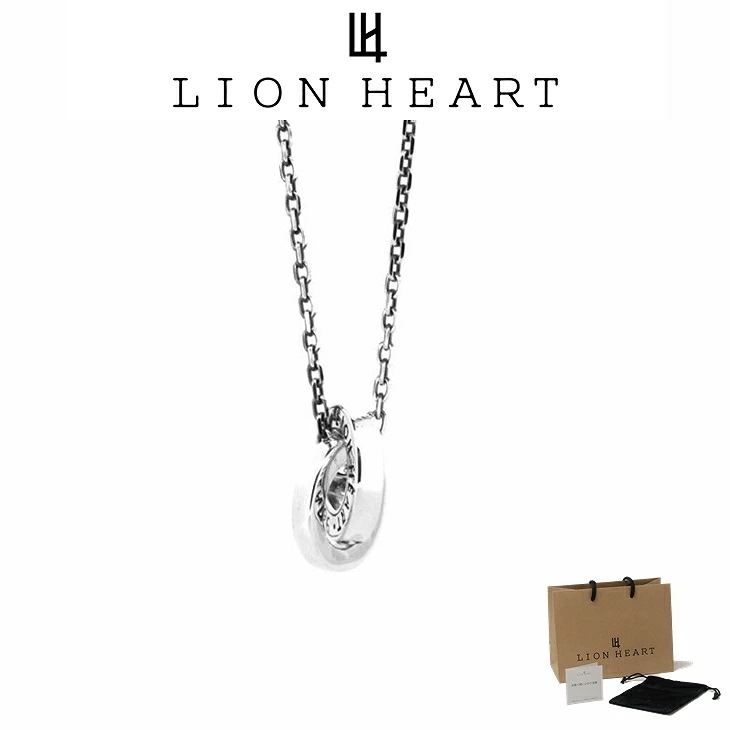 ネックレス メンズ ELプレーンダブルリングネックレス SV925 LH-1NE232 クリスマス 誕生日 プレゼント ギフト 彼氏 【ネコポス】