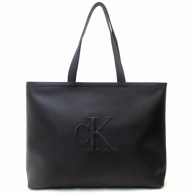 Calvin Klein カルバンクライン アウトレット トートバッグ ロゴ ブラック　4K3070G001