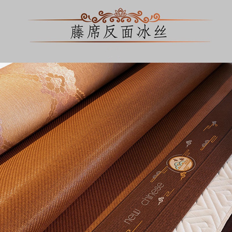 両側のラタンマットセット1.8メートルの厚さの氷シルクマットは家庭用1.5メートルのストローマットの夏のエアコンマットに使用されます