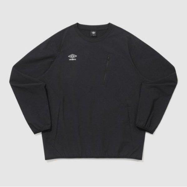 長袖Tシャツ LQC UQ121SWT12-BLK ブロテクトジッパーポケットピステ BLACK