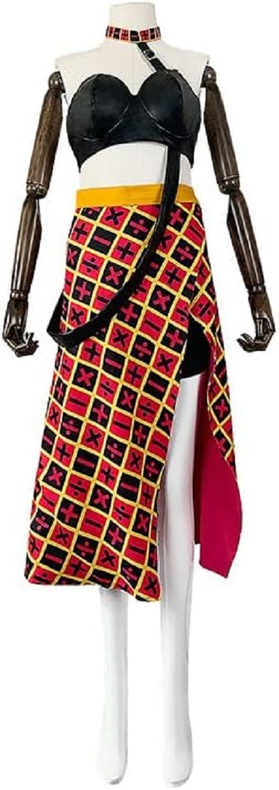 ジョジョの奇妙な冒険 黄金の風 トリッシュウナ コスプレ衣装 演出服 コスチューム
