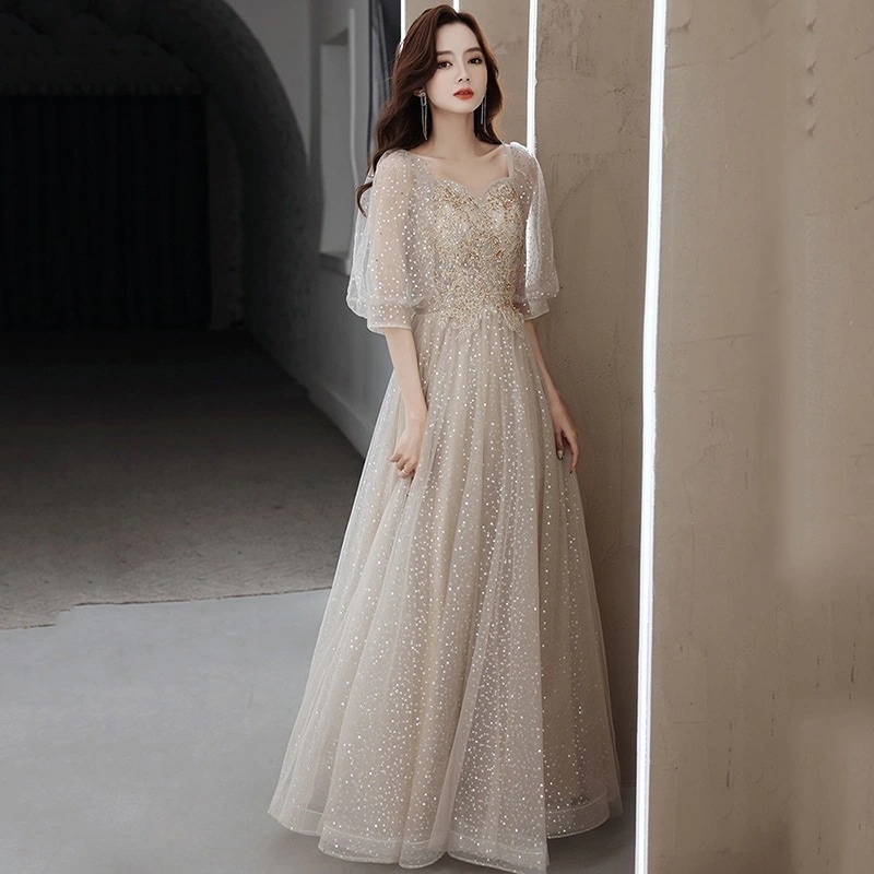 【無料】気質パーティードレス演奏会 発表会 結婚式ワンピース ウェディングドレス大きめサイズ 花嫁ロングドレス 成人式 同窓会 卒業式 ドレス