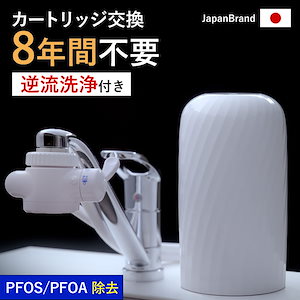 浄水器 8年間 カートリッジ 交換不要 ビューク 逆流洗浄付 30日間返金保証 レビュー特典 PFAS PFOS PFOA フッ素 20物質除去 据置型浄水器 公式 ドリームバンク 日本製