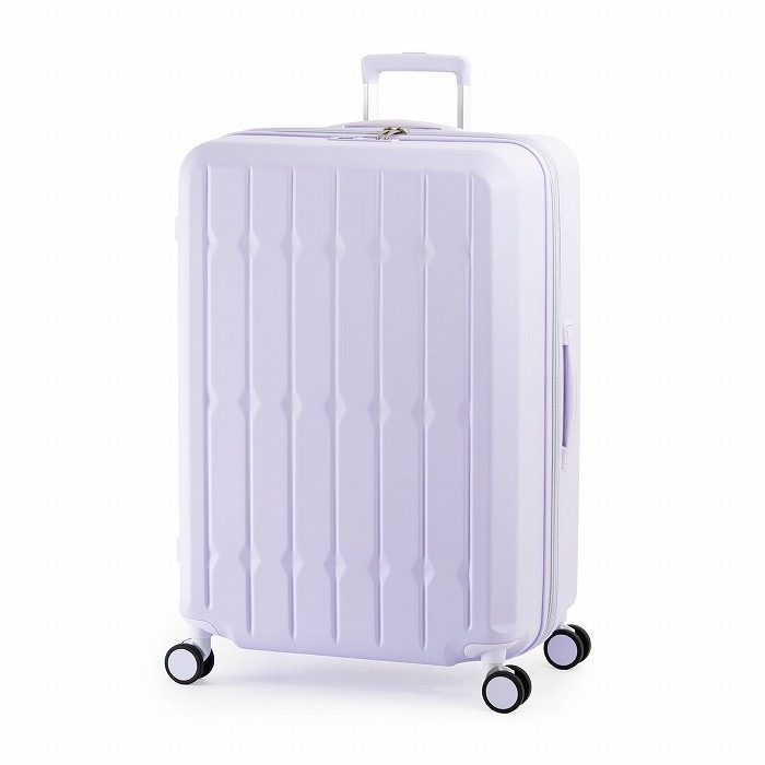 ハードキャリーケース DrinkHolder and Suspension 7～9泊 99L＋13L ALI-6030SD-28W-PL パステルラベンダー