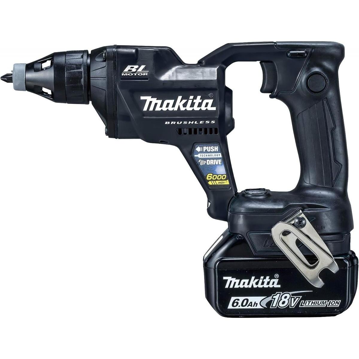 マキタ Makita 充電式 スクリュードライバ 黒 FS600DRGB バッテリ・充電器・ケース付 18V 軽量 ブラシレスモーター