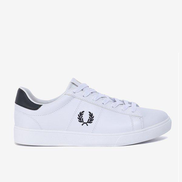 FRED PERRY_ 男女レザー スニーカーニュースペンサーレザーSFPU2314334-100