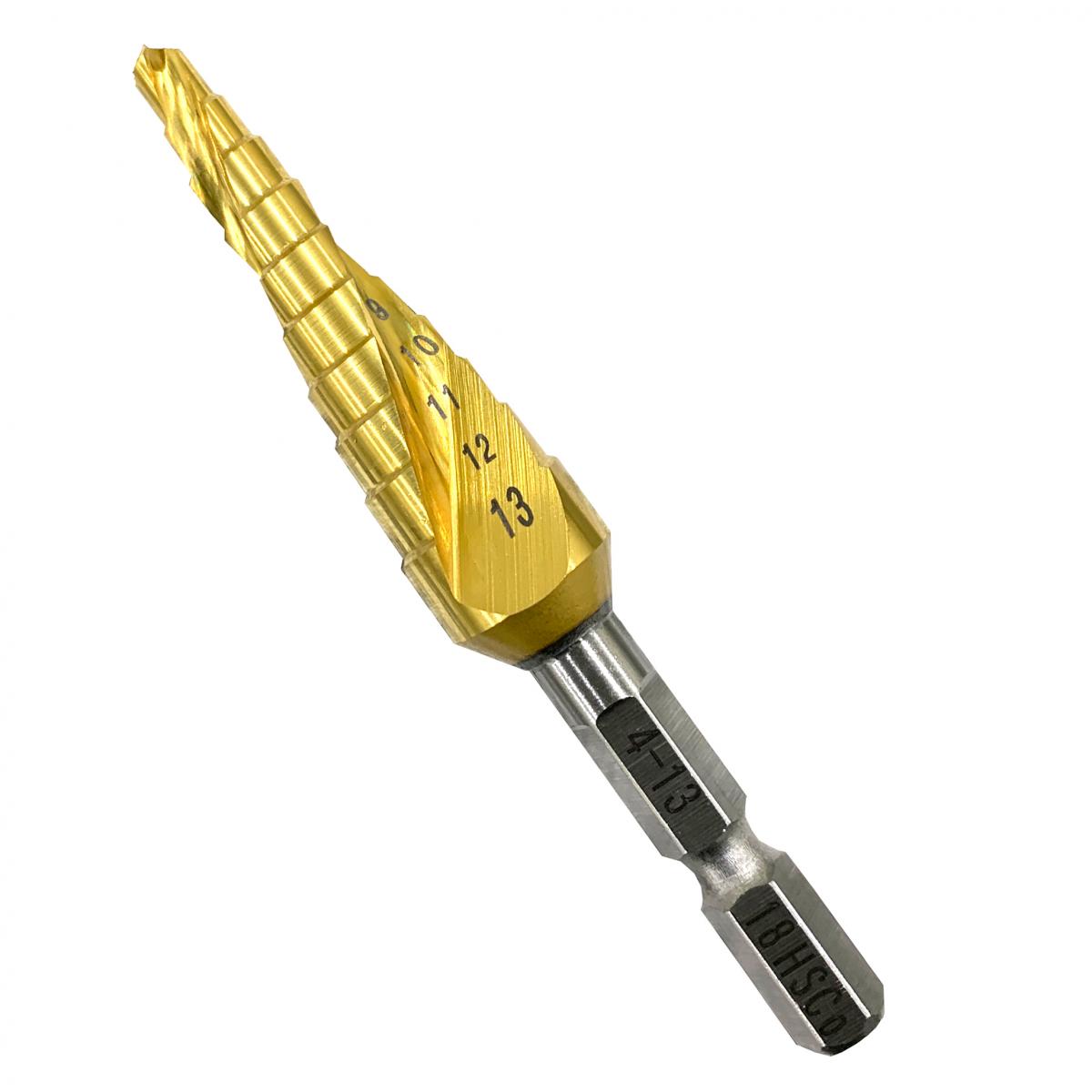 ビック・ツール 月光ステップドリル 4-13mm GKSTP4-13 下穴不要 穴あけ