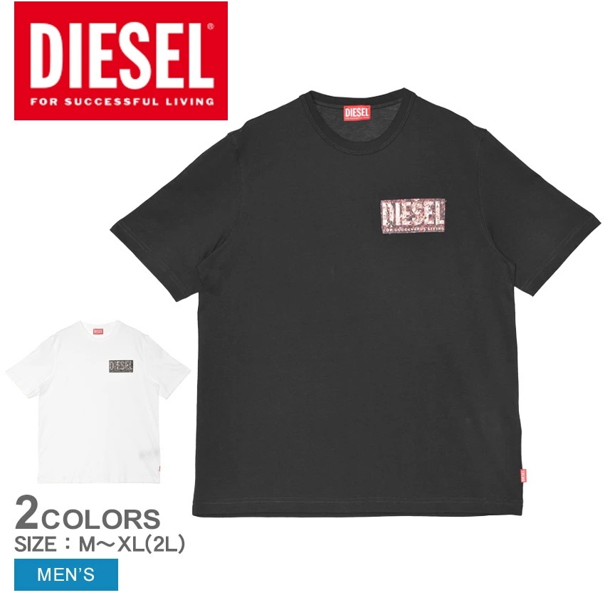 T-ADJUST-R19 A172570AGRI メンズ トップス ウエア 半袖 Tシャツ クルーネック カジュアル シンプル ブランド ロゴ おしゃれ パッチ プリント ホワイト 白