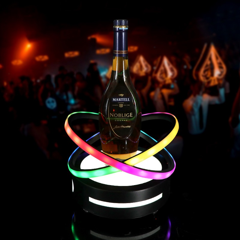 バーktvワインベースナイトクラブパーティーxクロスリングシャンパンクリエイティブな輝くワインベースxoプレイラックワインツール