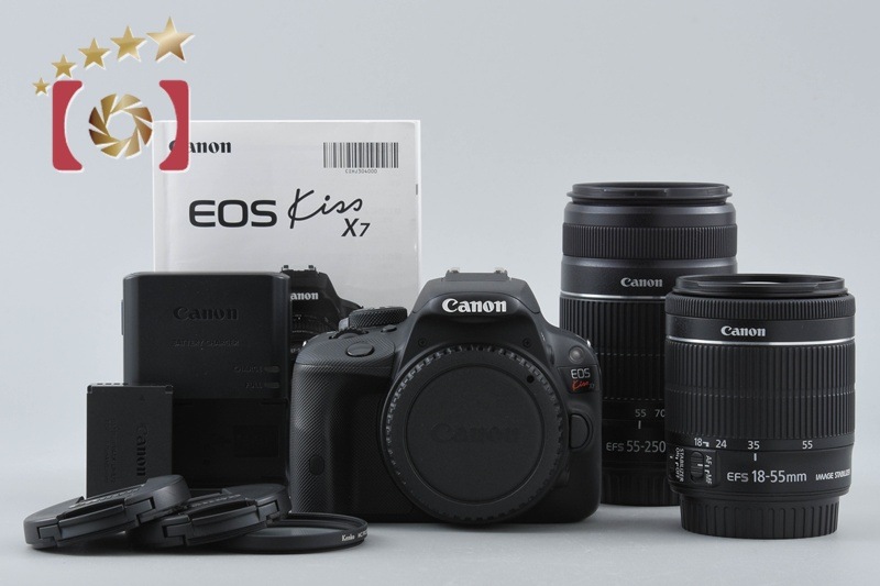 EOS Kiss X7 ダブルズームキット シャッター回数僅少