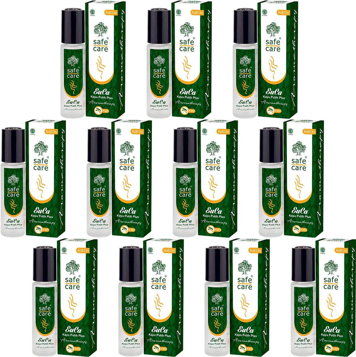 リフレッシュオイル アロマテラピー ロールオン カユプティプラス 10ml x 11本セット 海外直送品