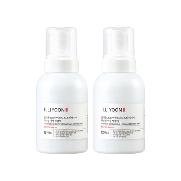 【illiyoon】プロバイオティクス スキンバリア 弱酸性 女性ウォッシュ 300ml 2個