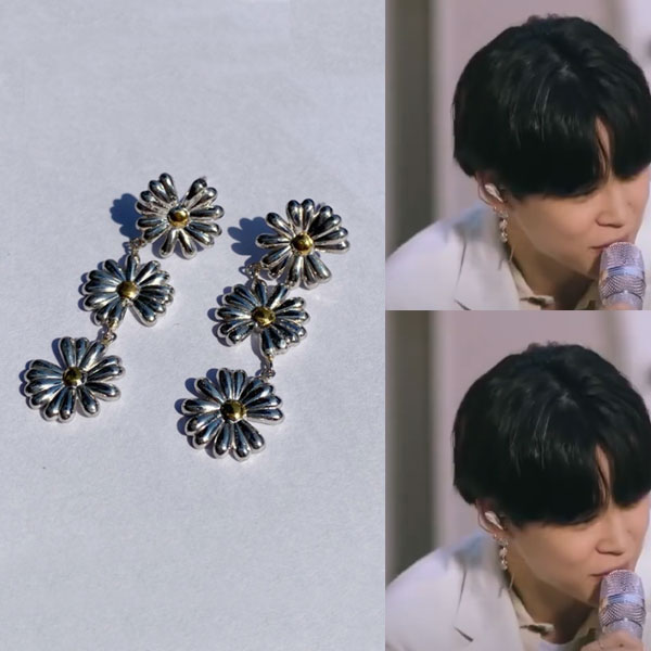 BTS Jimin 着用 DAISY EARRING