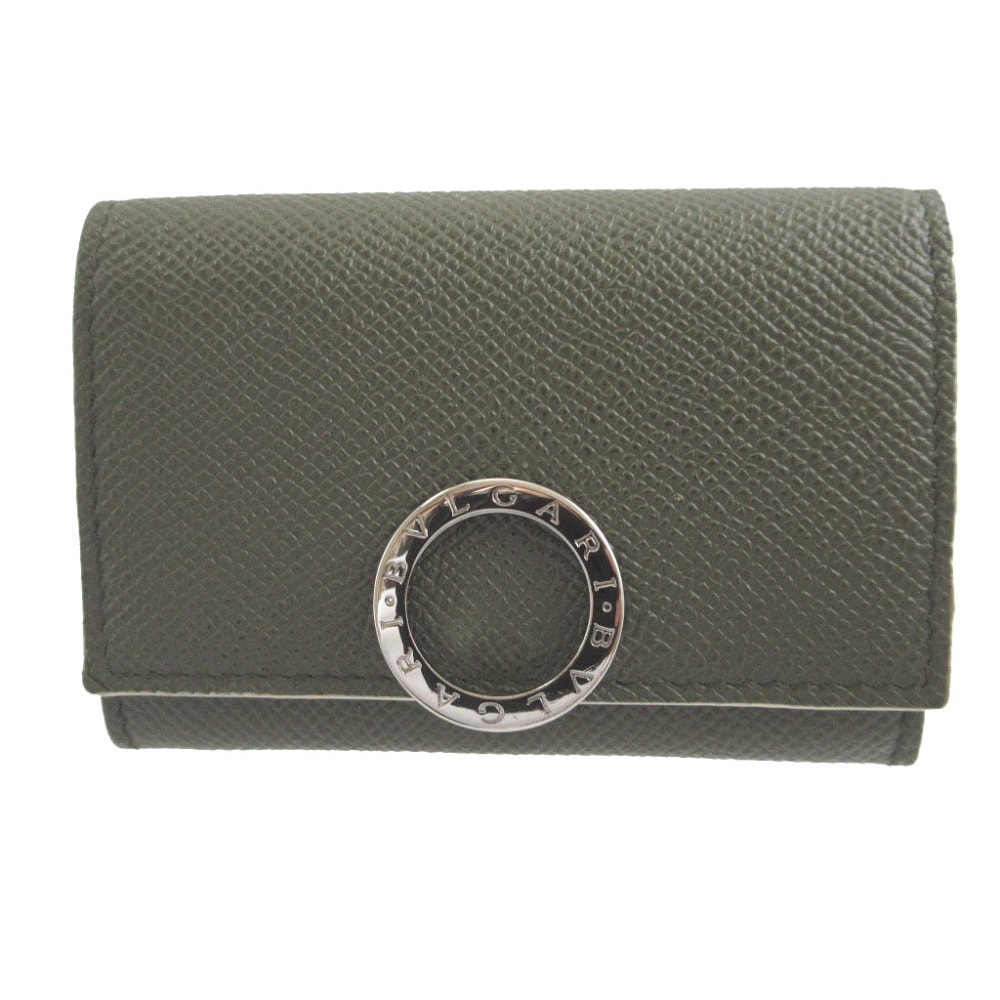 美品 ブルガリブルガリ コインケース レザー/レザー グリーン 1534【中古】 レディース 18,975円