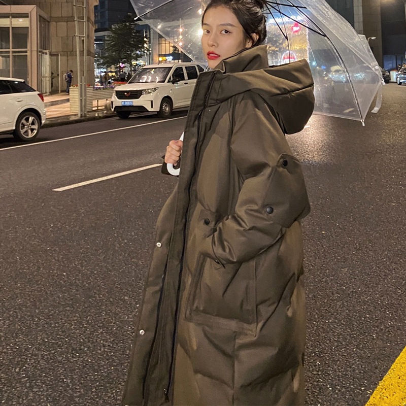 新入庫 中綿コート ダウン風コート レディース ロング丈 ダウン風ジャケット 冬アウター ゆったり 暖かい フード付き 通勤通学 お出かけ 可愛い